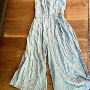 No boundries cropped jean like romper size xs